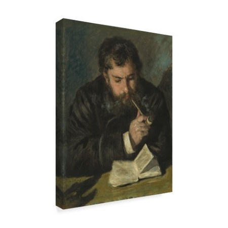 Trademark Fine Art Pierre Auguste Renoir 'Claude Monet' Canvas Art, 24x32 BL01983-C2432GG